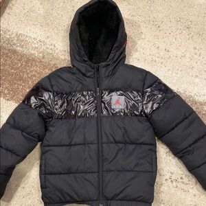 Black Kids Jacket with Hood